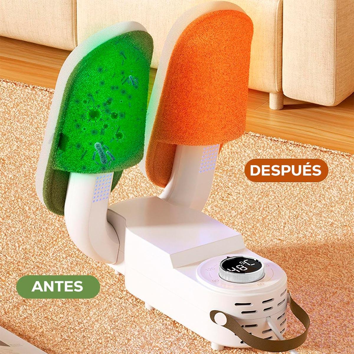 Secador de zapatos eléctrico