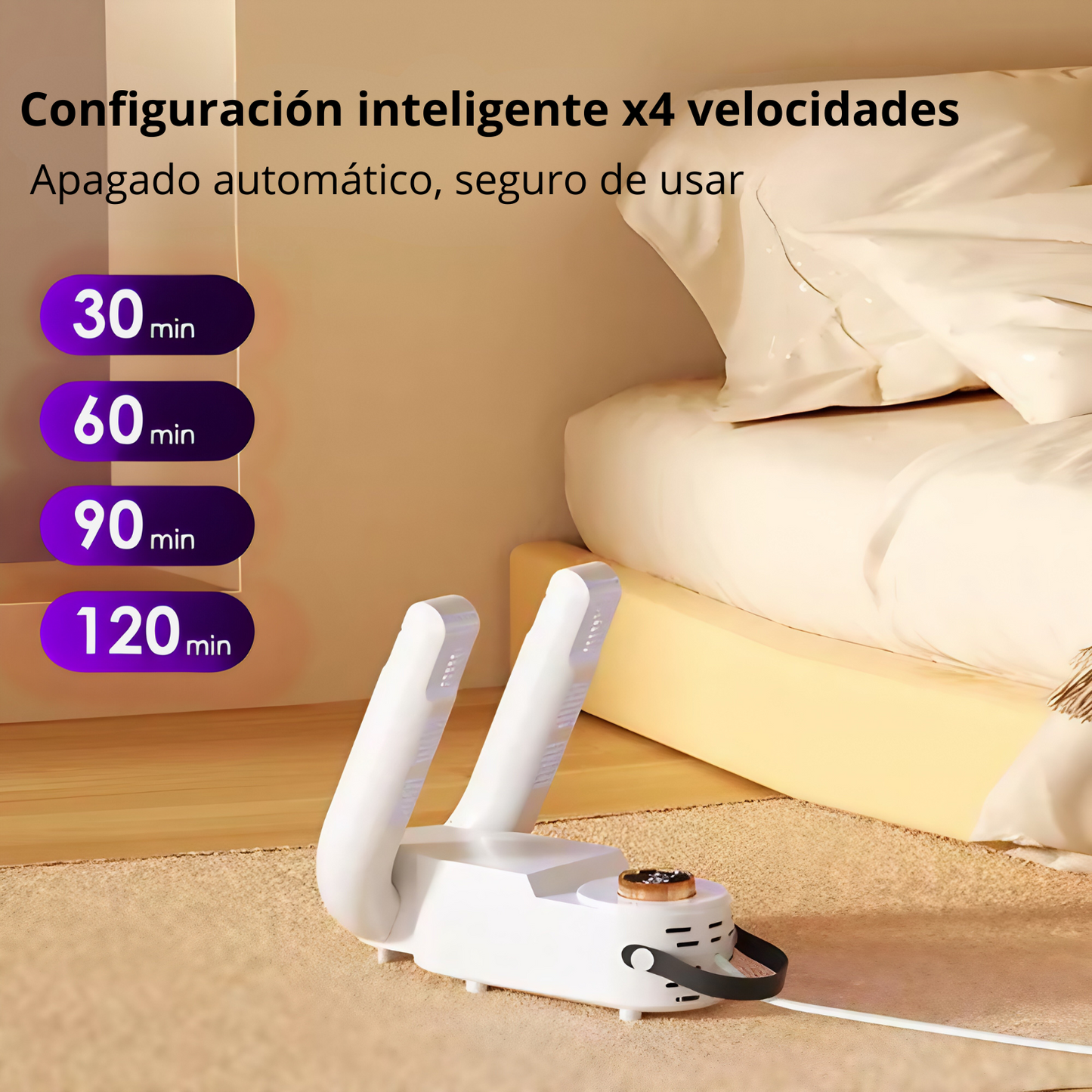 Secador de zapatos eléctrico