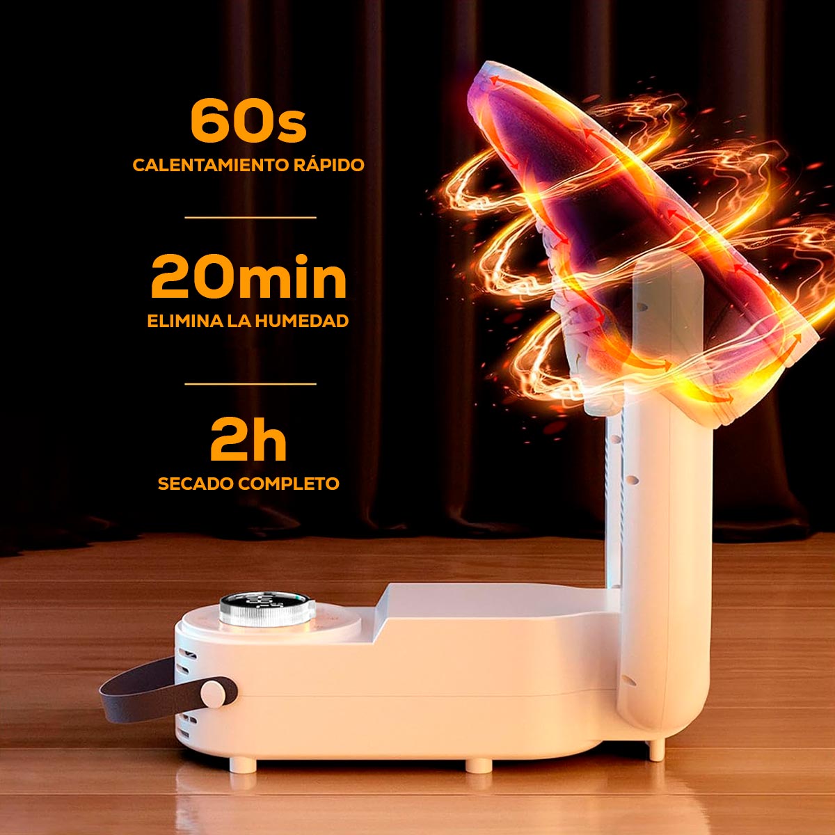 Secador de zapatos eléctrico